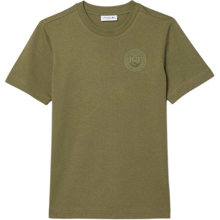 LACOSTE T Shirt Women's Khaki Green