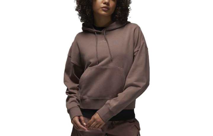 Jordan Jordan Sweatshirts Women's Brown Hooded Moderate Regular