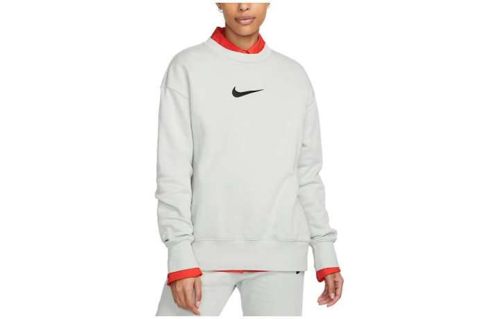 Nike Nike Sweatshirts Women's Slate Gray Lapel Moderate Other