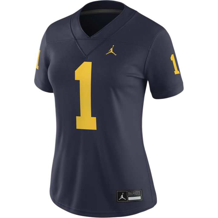 Jordan Jordan Michigan Wolverines Women's's Jordan Dri FIT College Game Jersey