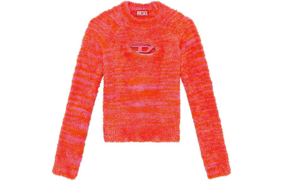 Diesel M-Kyra logo-plaque jumper