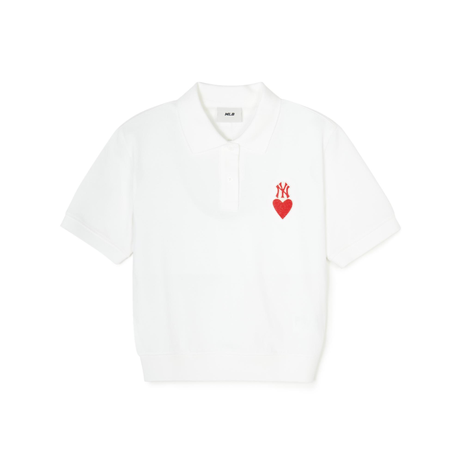 MLB MLB Polo Shirts Women's White Moderate Straight Fit
