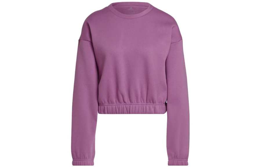 Adidas Adidas Sweatshirts Women's Purple Crew Neck Moderate Other