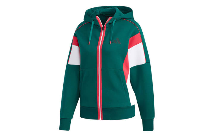 Adidas Adidas Jackets Women's Green Hooded Moderate Other