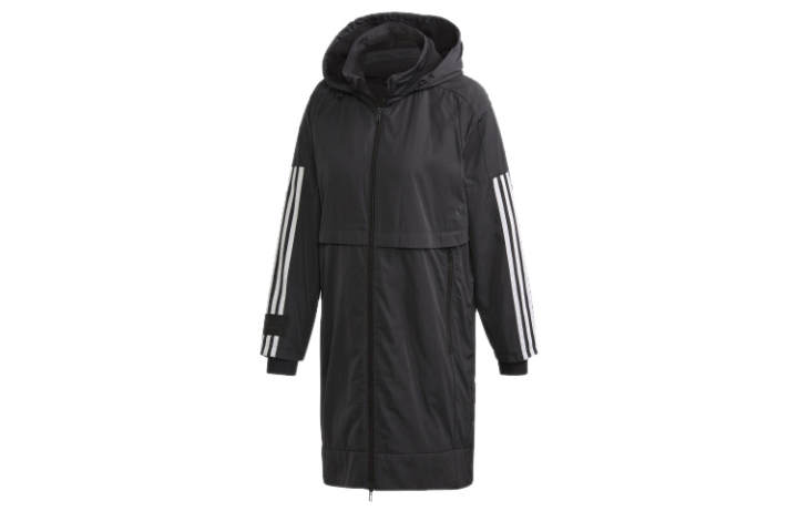 Adidas Adidas Jackets Women's Black Hooded Moderate Other