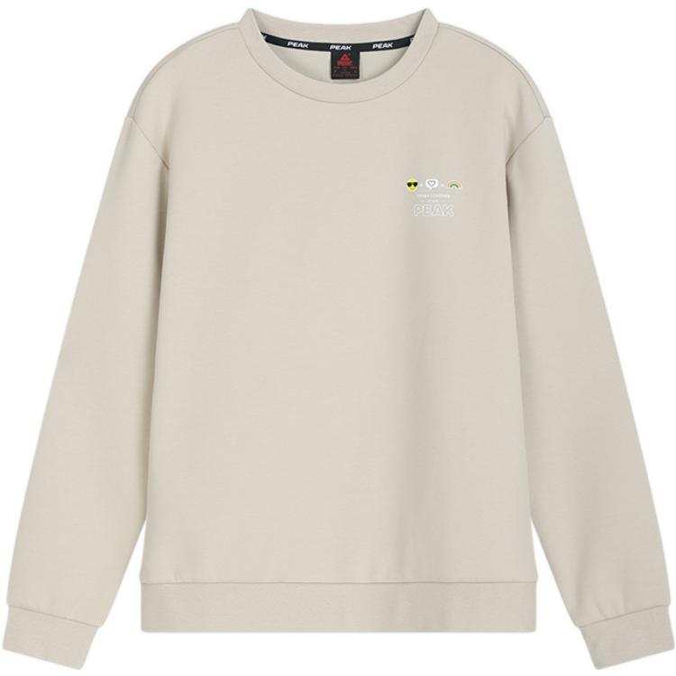 PEAK Sweatshirts Women's Smoke Gray Crew Neck Moderate