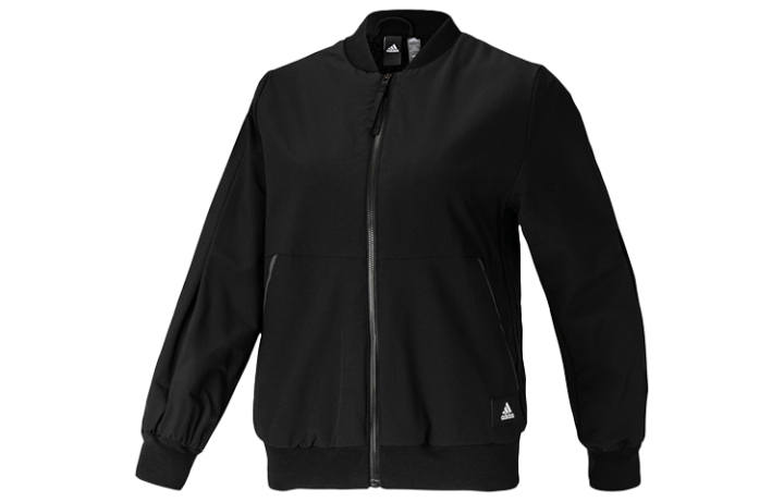 Adidas Adidas Jackets Women's Black Baseball Collar Moderate Other