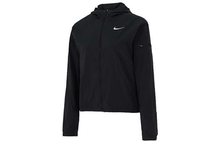 Nike Nike Women'ss Logo Running Hooded Jacket Black