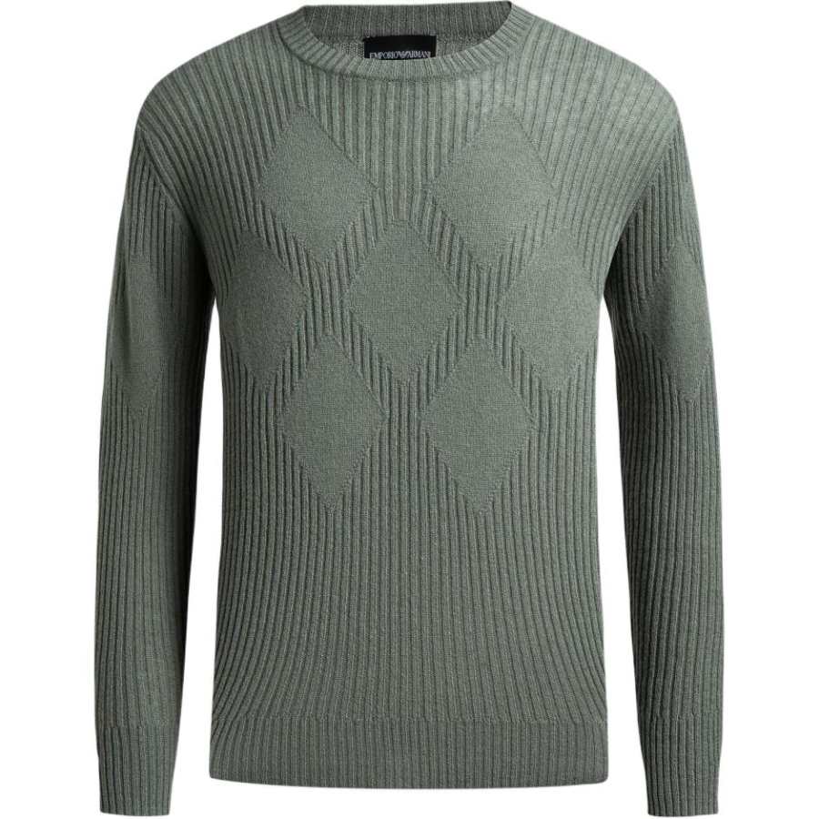 EMPORIO ARMANI Sweatshirt Men's Gray Green