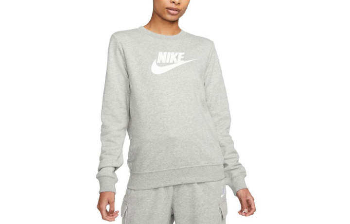 Nike Nike Sweatshirts Women's Dark Gray Crew Neck Moderate Regular