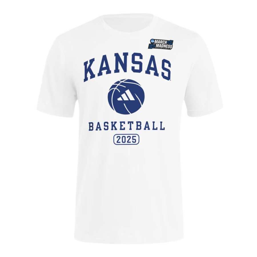 Adidas Adidas Free Shipping With AdiClub Kansas March Madness Basketball Shirt