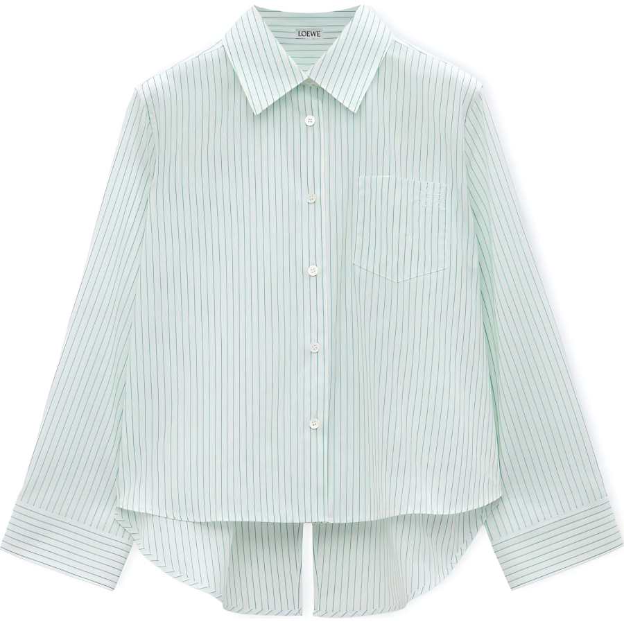 LOEWE LOEWE Trapeze Striped Button Up Shirt