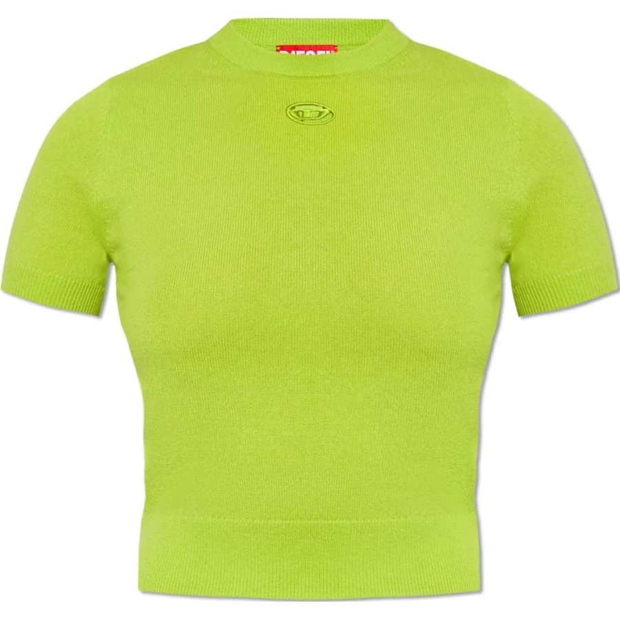 DIESEL M-Arga Cut Out Logo Fine Knitted Top