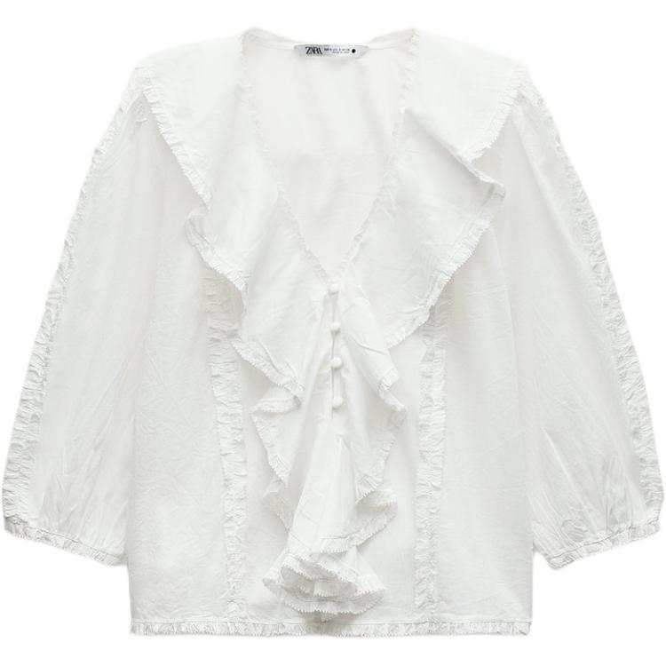 ZARA ZW Series Shirt Women's White
