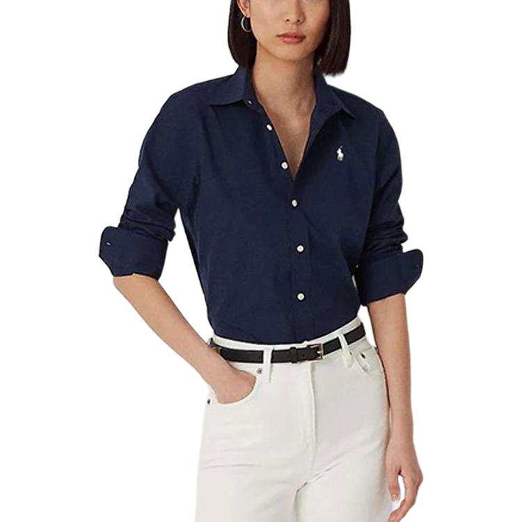 Polo Ralph Lauren Shirt Classic Version Women's Marine Blue