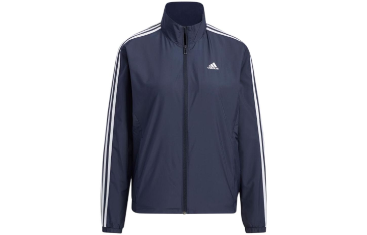 Adidas Adidas Jackets Women's Marine Blue Stand Collar Moderate Other