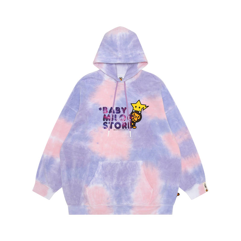 Aape Sweatshirts Women's Purple PPT Hooded Moderate Regular