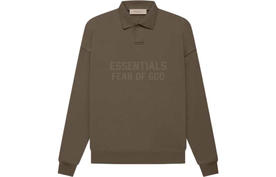 Fear Of God Essentials Women's L/S Polo Wood