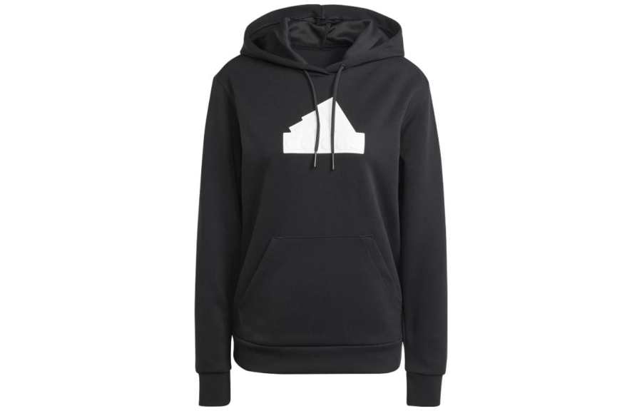 Adidas Adidas Future Icons Sweatshirts Women's Black Hooded Moderate Regular