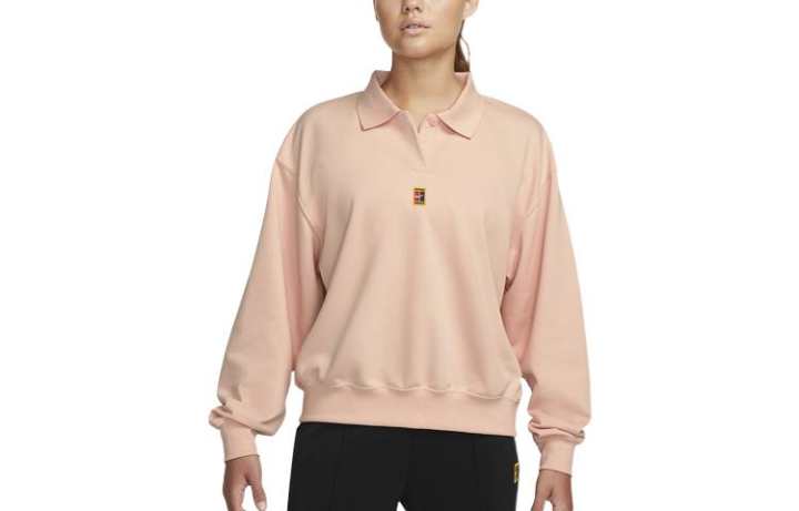 Nike Nike Polo Shirts Women's Arctic Orange Polo Collar Moderate Straight Fit