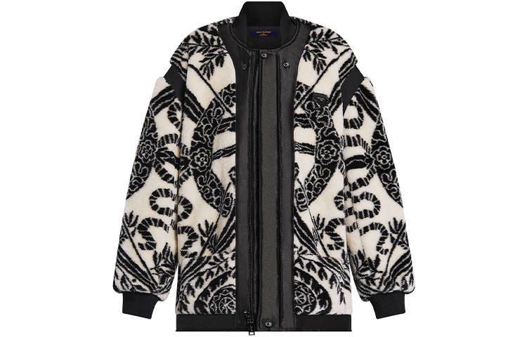 LOUIS VUITTON LOUIS VUITTON Bow Jacquard Fleece Jacket