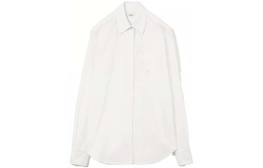 Burberry 【Previous Season】EKD broderie-anglaise cotton shirt