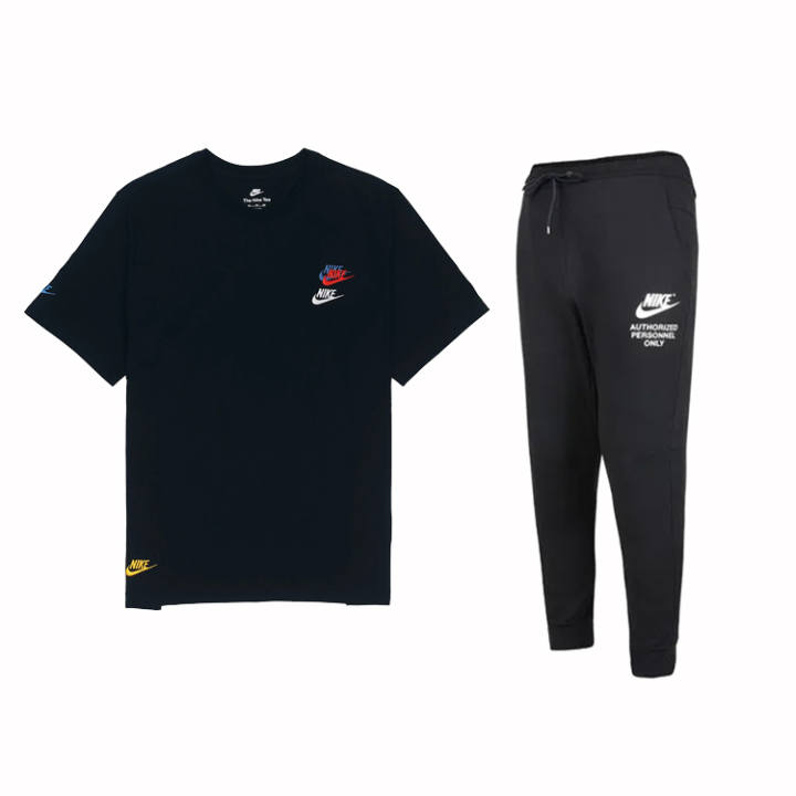 Nike Nike Casual Sportswear Men's Black/Black Crew Neck Moderate