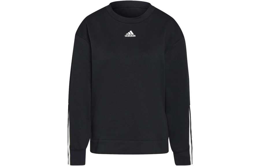 Adidas Adidas T Shirts Women's Black Crew Neck Moderate Straight Fit