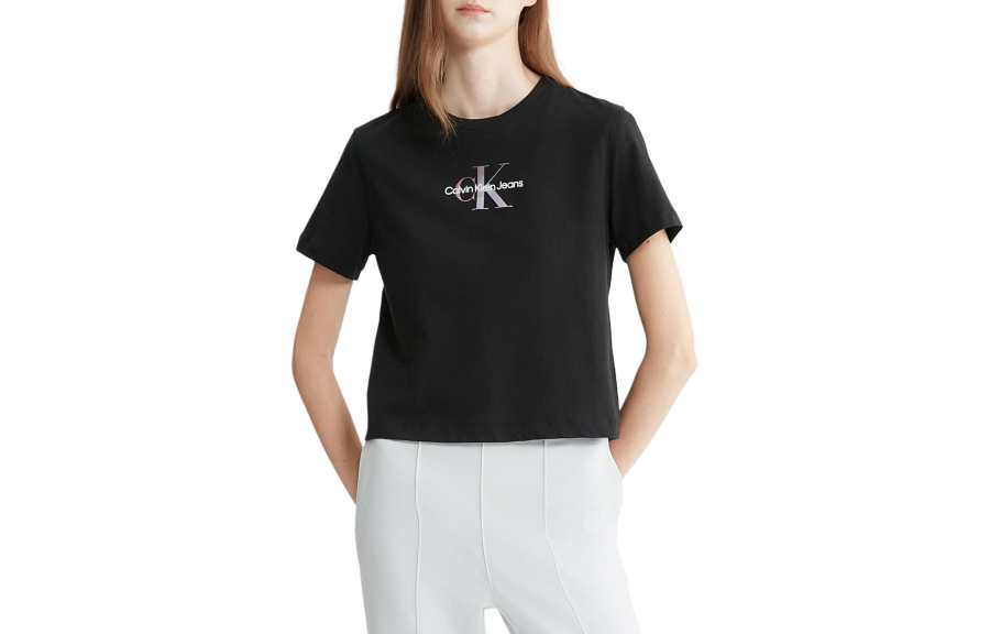 CALVIN KLEIN Regular T Shirt Women's Black