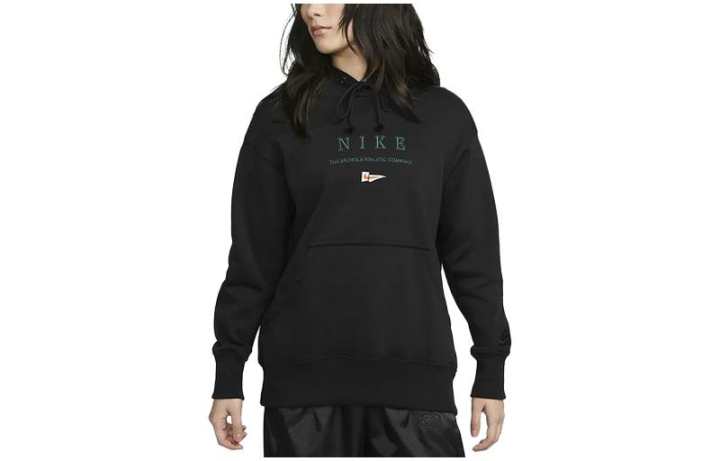 Nike Nike Sweatshirts Women's Black Hooded Moderate Regular