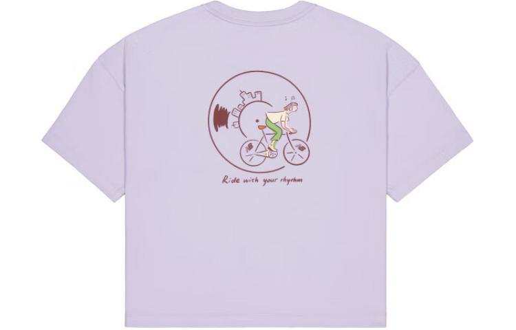 New Balance New Balance New Balance × PK Drop Shoulder Sleeve T Shirt Women's Purple