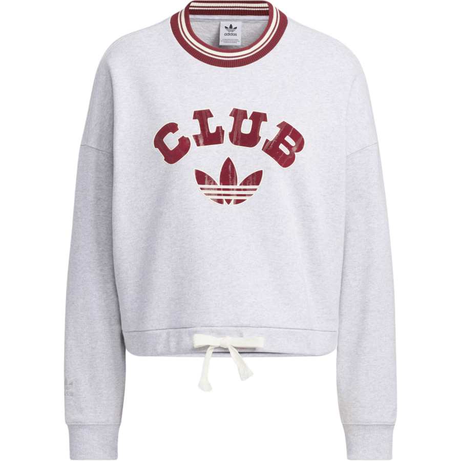 Adidas Originals CREW SWEATSHIRT Women's Light Heather Gray