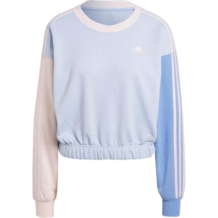 Adidas Adidas Essential Sweatshirts Women's Daybreak Blue Crew Neck Moderate Regular