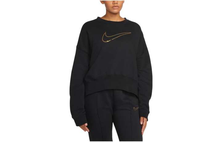 Nike Nike Sweatshirts Women's Black Crew Neck Moderate Regular