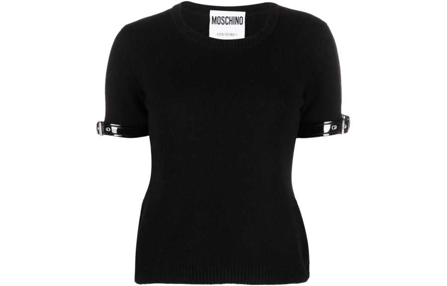 MOSCHINO FW22 Cashmere Sweater Women's Black