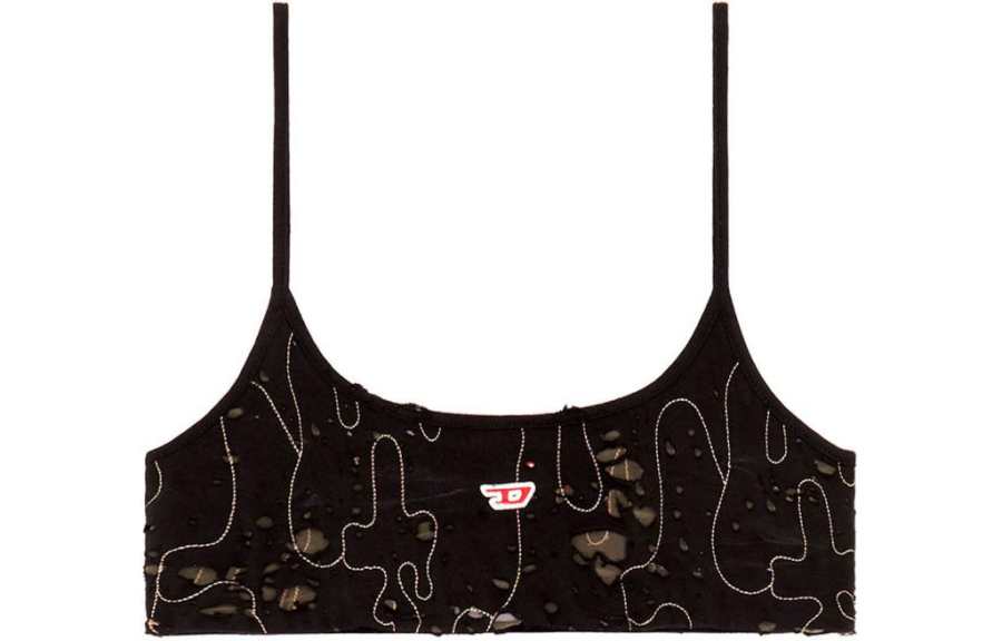 DIESEL DIESEL T Bra Dev Destroyed Tulle Top