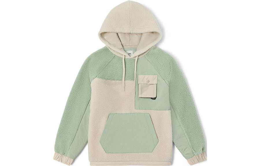 Vans Sweatshirts Women's Green Hooded Moderate Regular