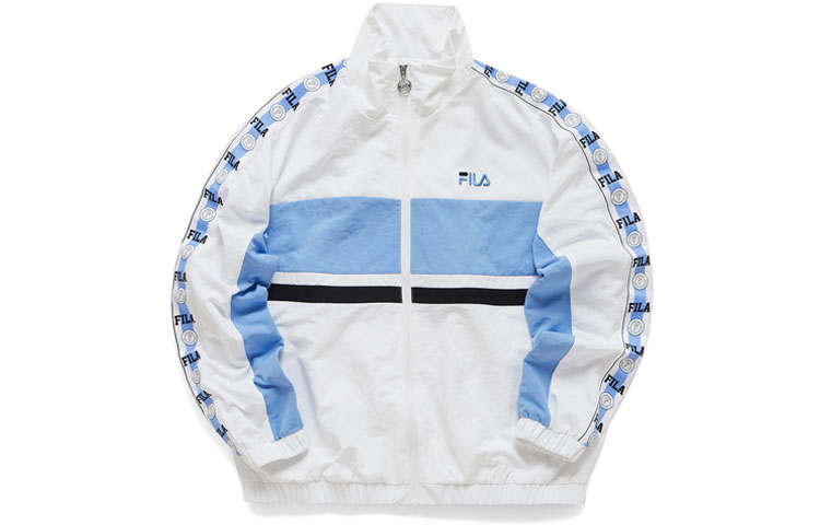 FILA FUSION Jackets Women's White Stand Collar Moderate Other