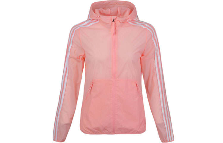 Adidas Adidas Jackets Women's Pink Hooded Moderate Other