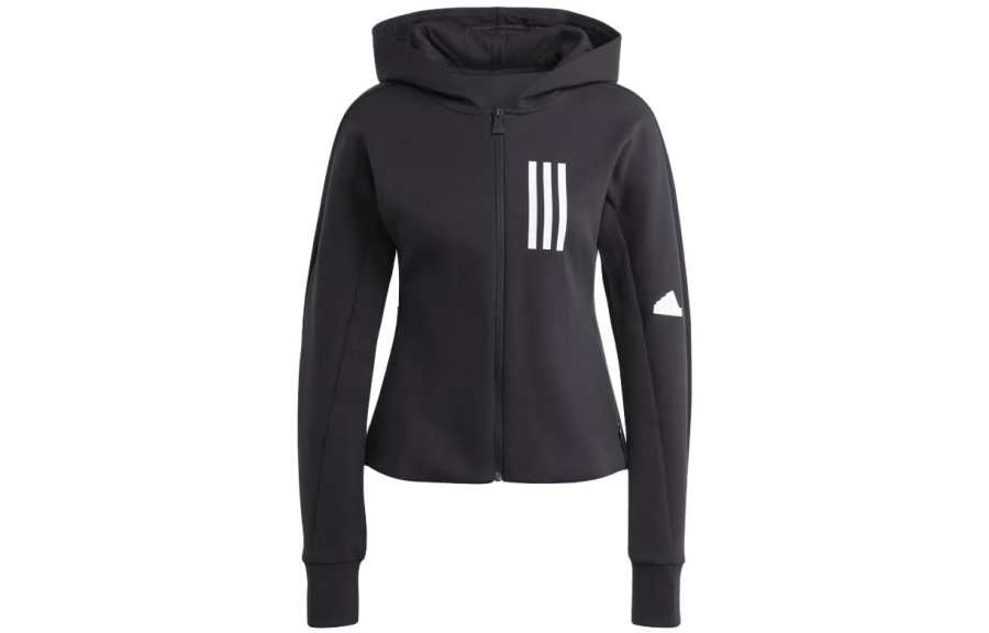 Adidas Adidas Mission Victory Slim Fit Full Zip Hoodie Jackets & Coats Women's Black