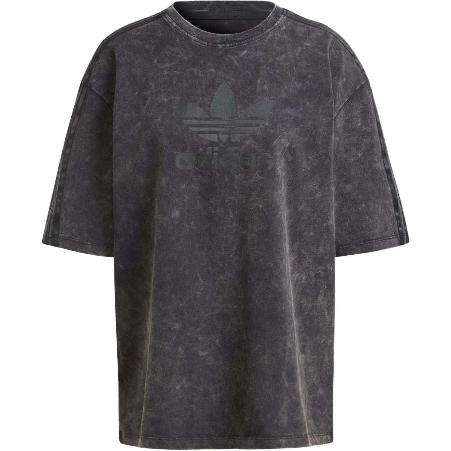 Adidas Originals Drop Shoulder Sleeve T Shirt Women's Black