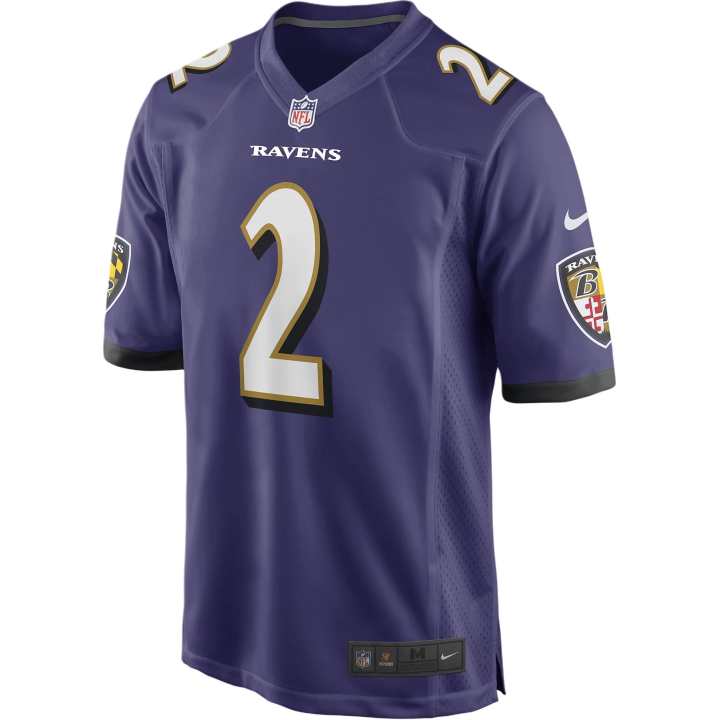 Nike Nike Nate Wiggins Baltimore Ravens Men's Nike Nfl Game Football Jersey
