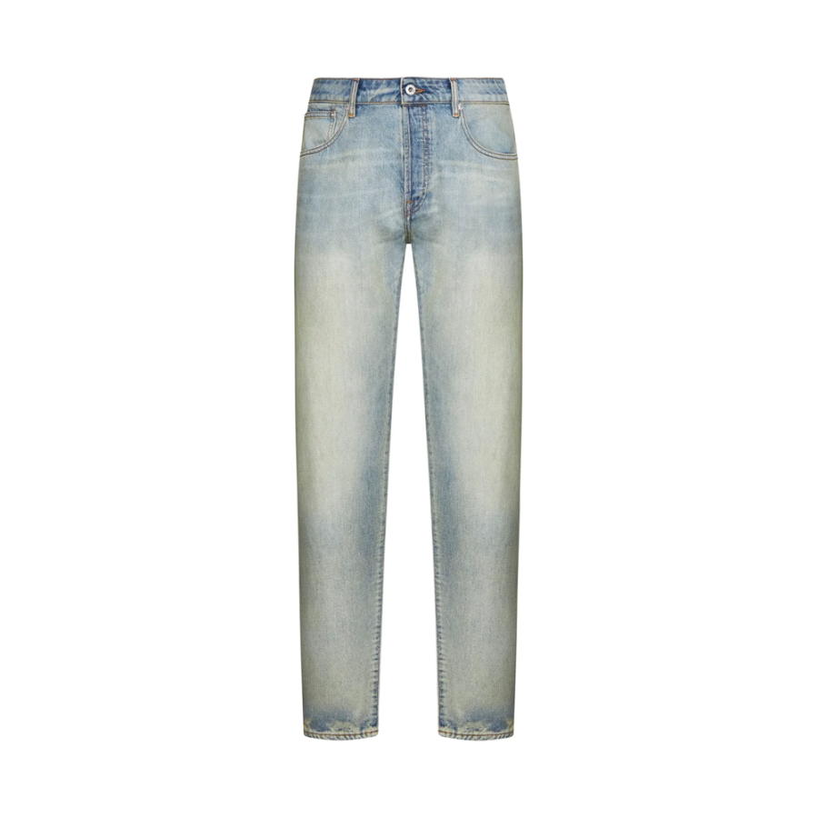KENZO KENZO Logo Patch Straight Leg Jeans