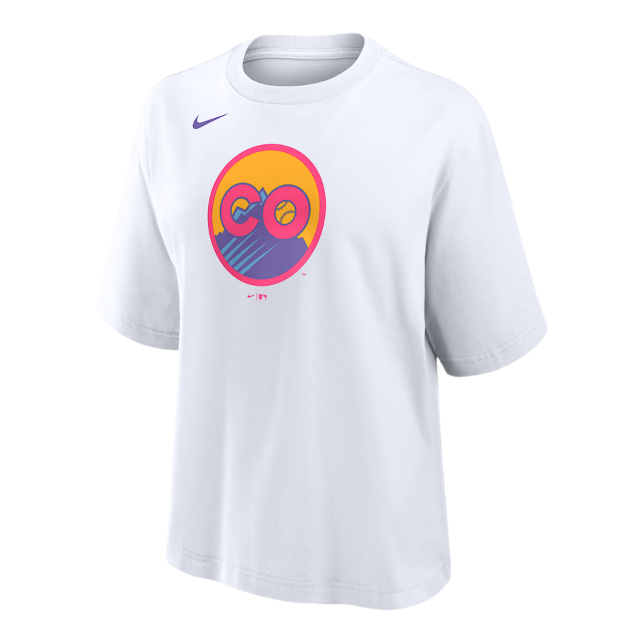 Nike Nike Colorado Rockies City Connect Boxy Women's Nike Mlb T Shirt