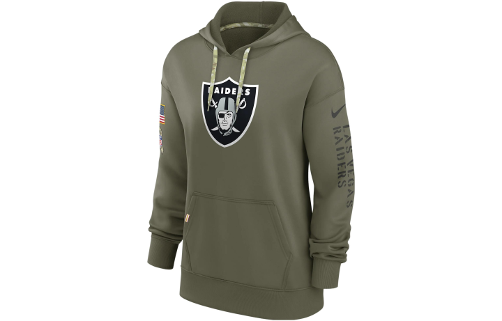 Nike Nike Las Vegas Raiders Salute To Service Sideline Women's Nike Dri FIT Nfl Pullover Hoodie