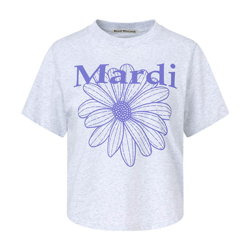 Mardi Mercredi logo-print T-shirt