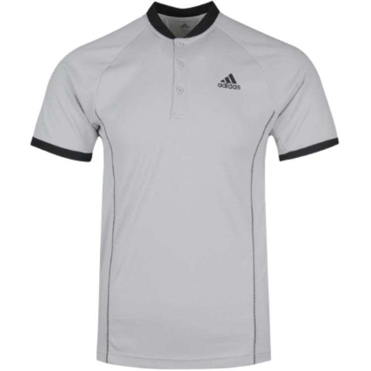 Adidas Adidas Tennis Tops Men's Gray Stand Collar Moderate