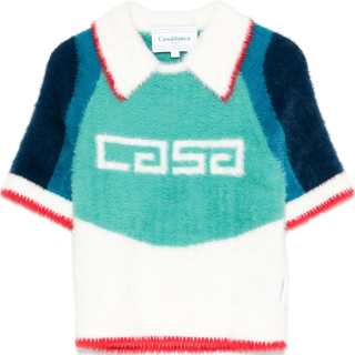 CASABLANCA Sport Fluffy Polo Top