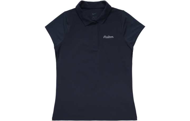 Nike Nike Polo Shirts Women's Black Stand Collar Moderate Straight Fit