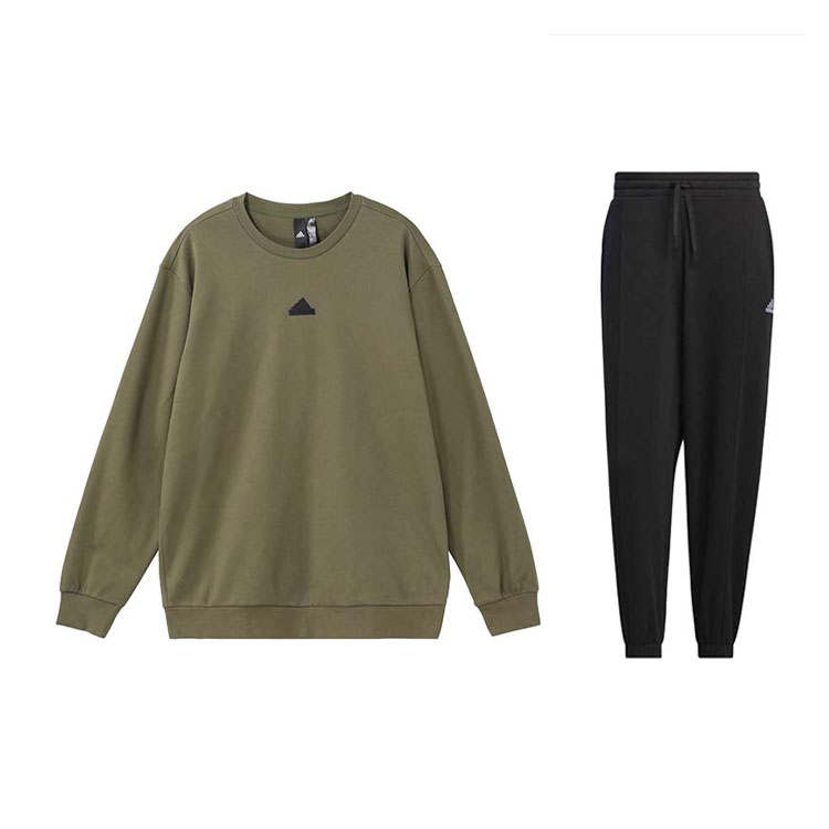 Adidas Adidas Sweatshirt Sets Men's Crew Neck Moderate
